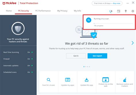 how to access mcafee dashboard.